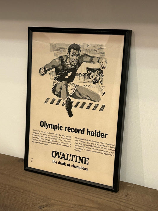 Ovaltine Olympics Vintage Advert